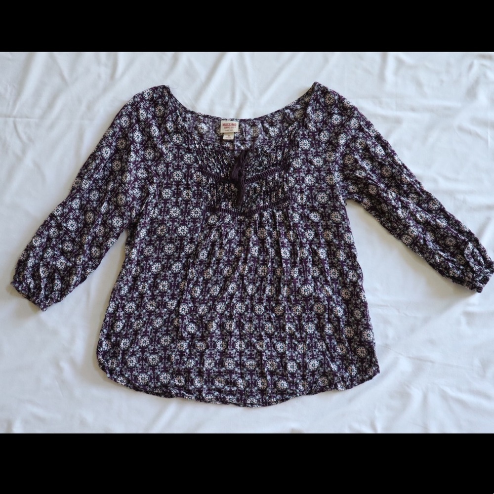 quarter sleeve blouse
